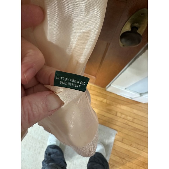 LAUREN Ralph Lauren Blazer Soft Blush Linen Blend Button Tailored Jacket 8P - Picture 5 of 8